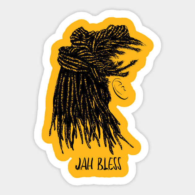 Jah Bless Sticker by pvbacelar